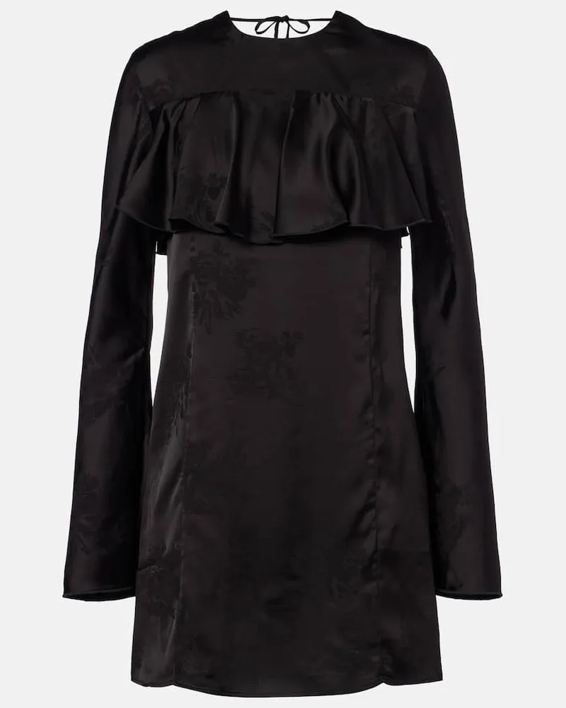 Ganni Minikleid Schwarz