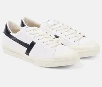 Sneakers aus Leder