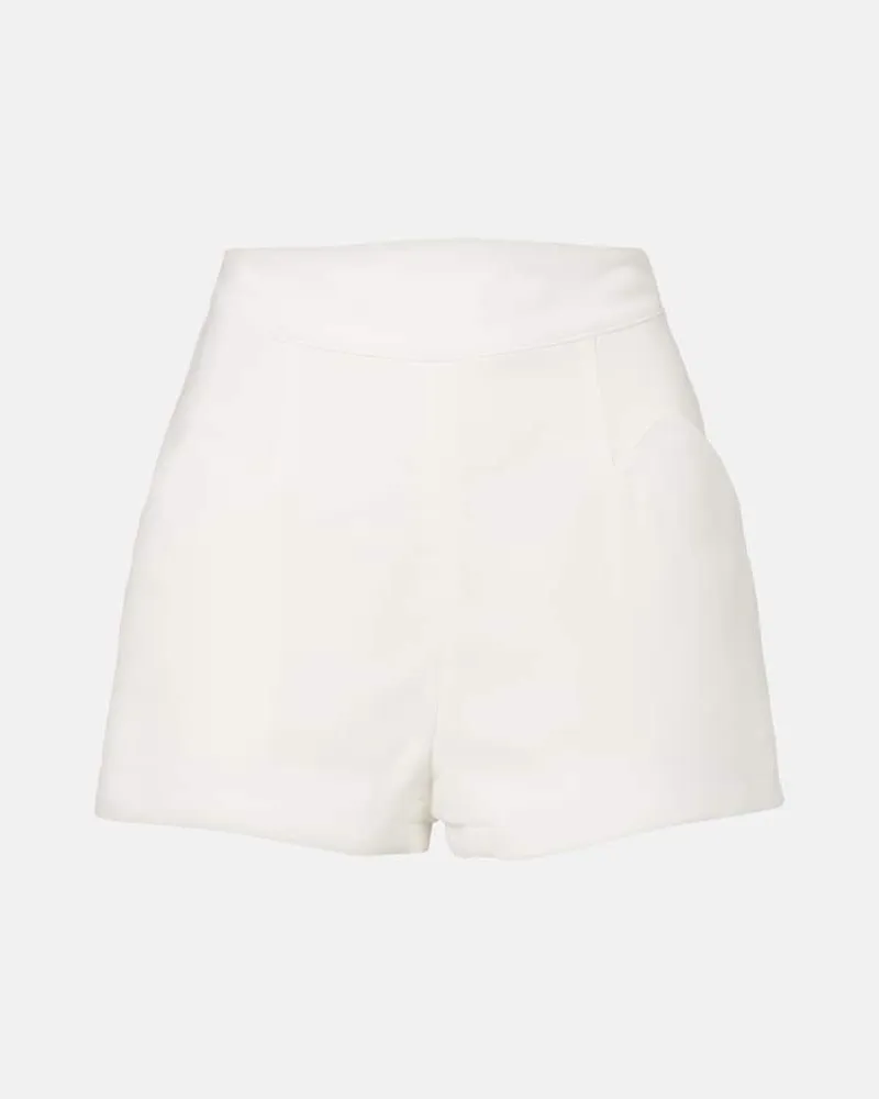 Thierry Mugler re/edit High-Rise Shorts Weiß