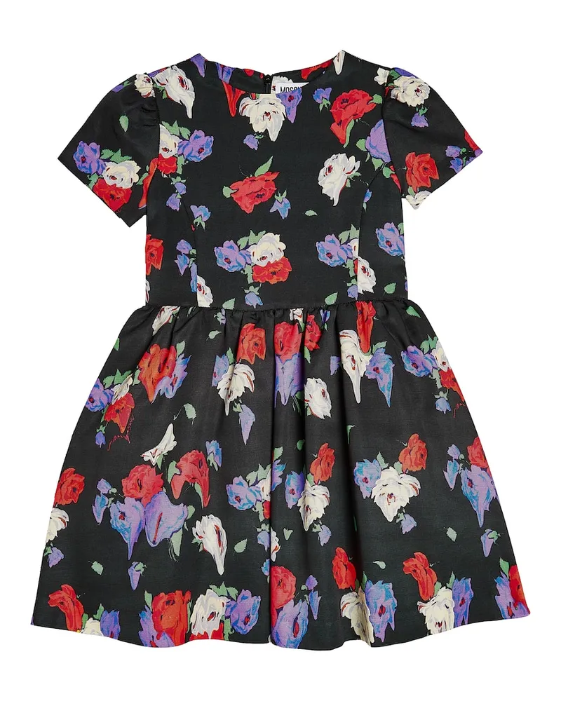 Moschino Kleid aus einem Baumwollgemisch Multicolor