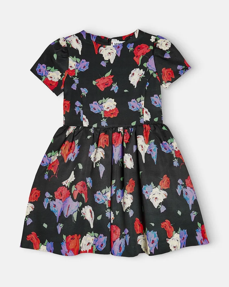 Moschino Kleid aus einem Baumwollgemisch Multicolor