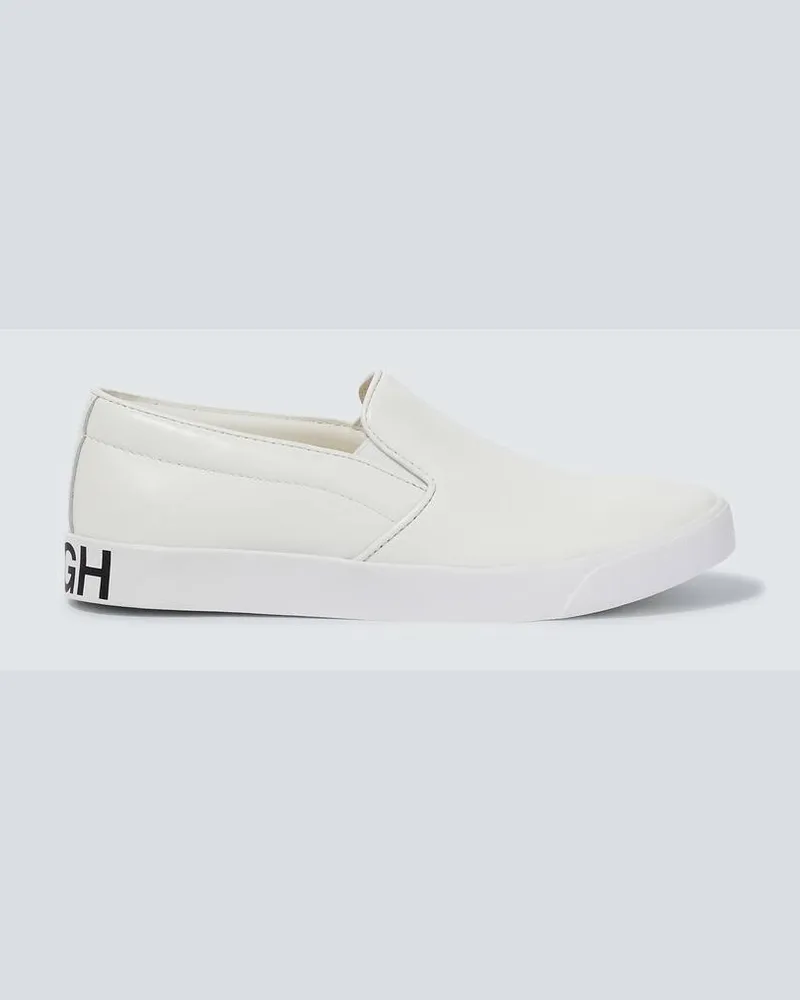Comme des Garçons Comme des GarÃ§ons Homme Slip-Ons aus Leder Weiã