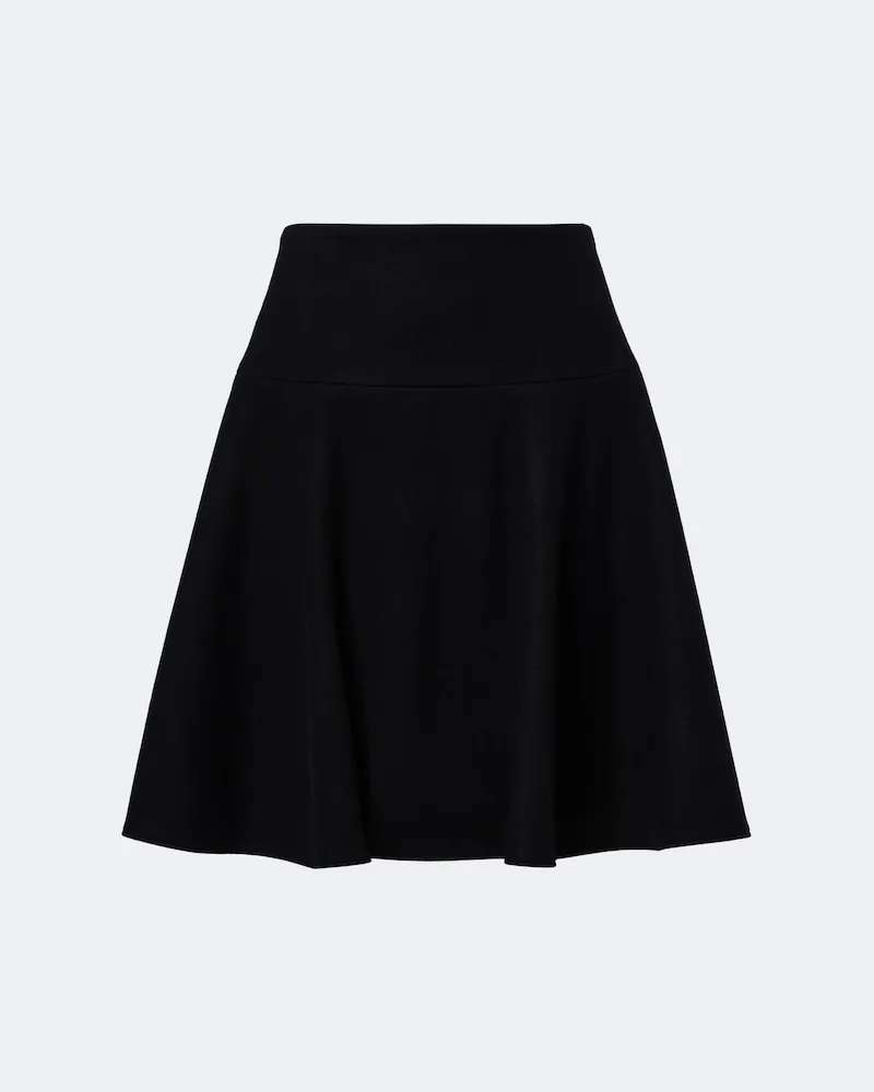 Alaïa Alaïa Minirock aus Wolle Schwarz