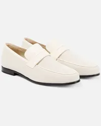 Totême Loafers The Canvas mit Leder Beige