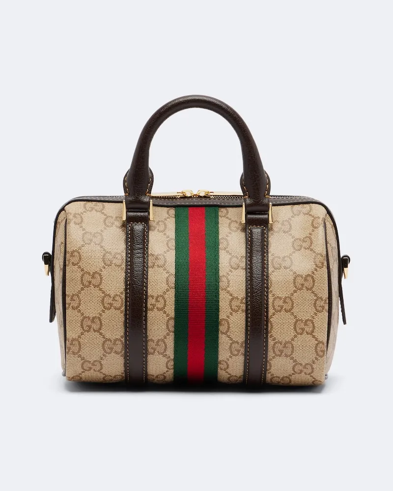 Gucci Henkeltasche Essence GG aus Canvas Beige