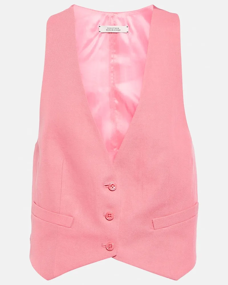 Dorothee Schumacher Weste Colorful Lightness Rosa