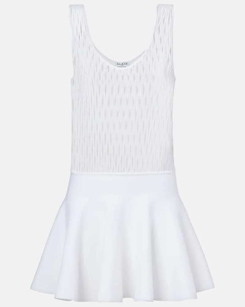 Alaïa Alaïa Minikleid Weiß