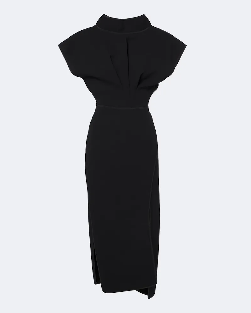 Maticevski Midikleid Pageant Schwarz