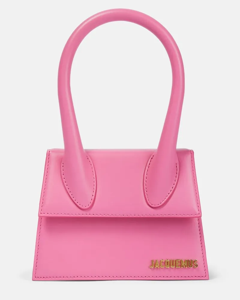 Jacquemus Schultertasche Le Chiquito Moyen aus Leder Rosa
