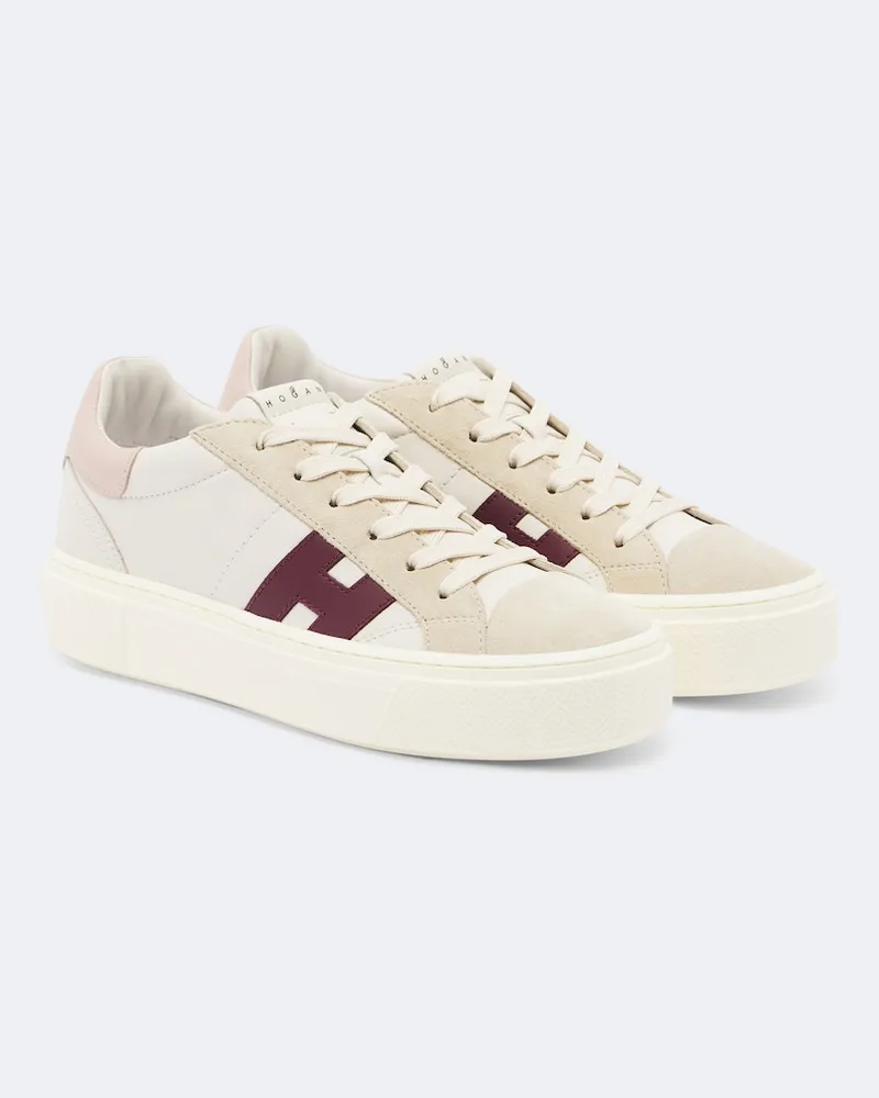 Hogan Sneakers Hogan Crosswind aus Leder Beige