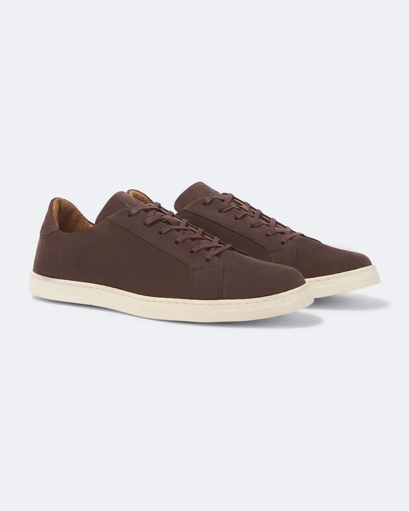 George Cleverley Sneakers Jack III aus Leder Braun