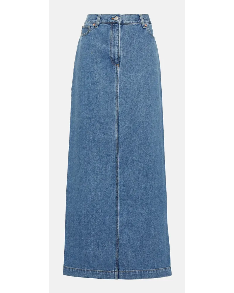 Magda Butrym Jeansrock Blau
