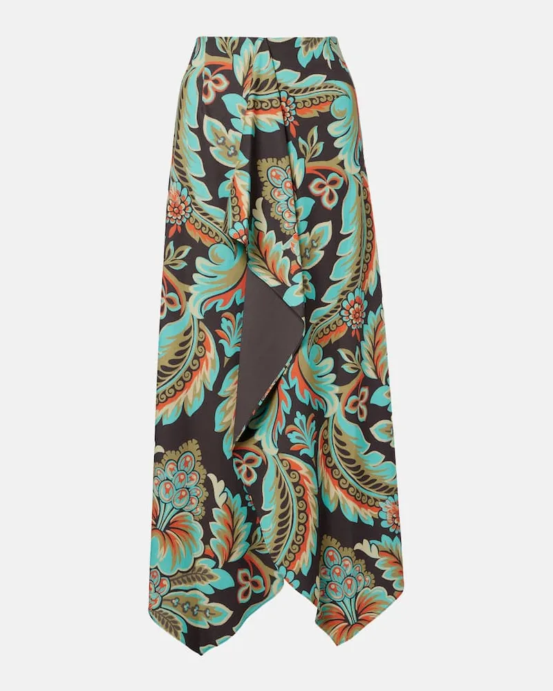 Etro Bedruckter Wickelrock Multicolor