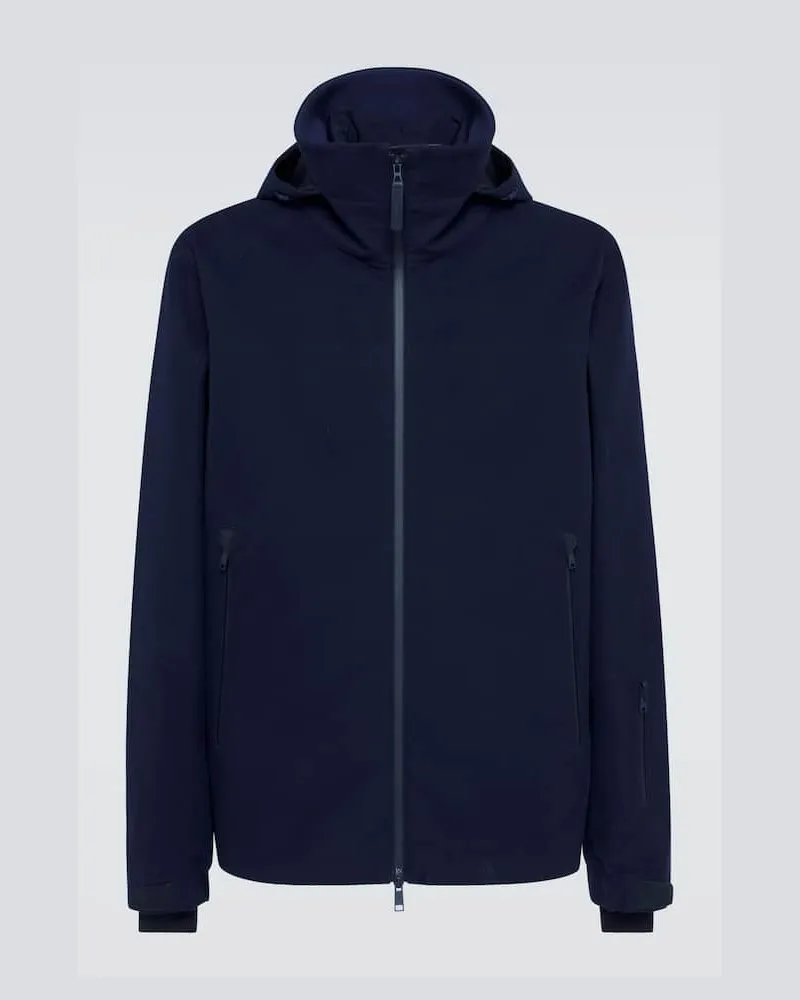 Ermenegildo Zegna Skijacke aus Kaschmir Blau
