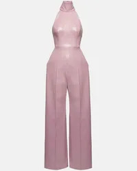 Alex Perry Jumpsuit Malen aus Lederimitat Pink