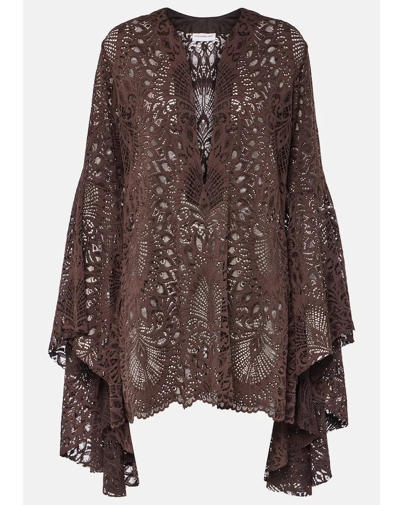 Alexandra Miro Kaftan Bella aus Spitze Braun