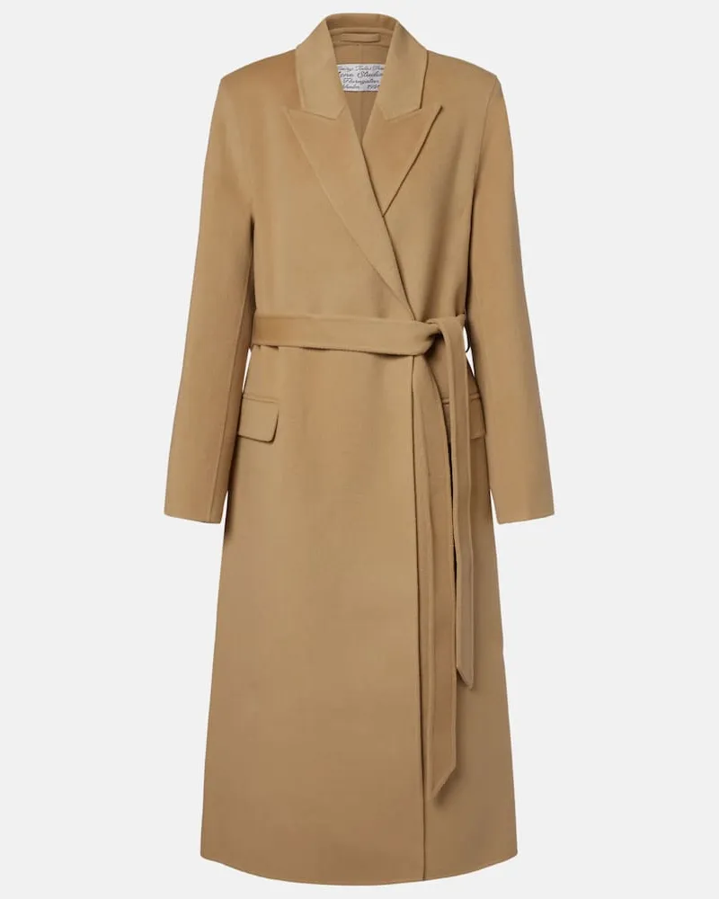 Acne Studios Mantel aus Wolle und Kaschmir Beige