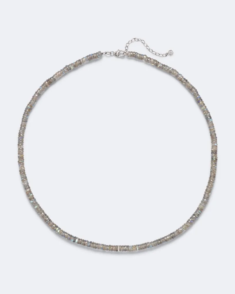 Sydney Evan Halskette aus Quarz mit Diamanten mit 14kt Gelbgold Braun