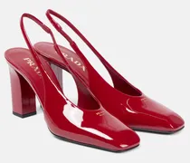 Slingback-Pumps 85 aus Lackleder