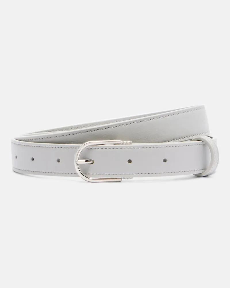 Victoria Beckham Gürtel Dorian B aus Leder Grau