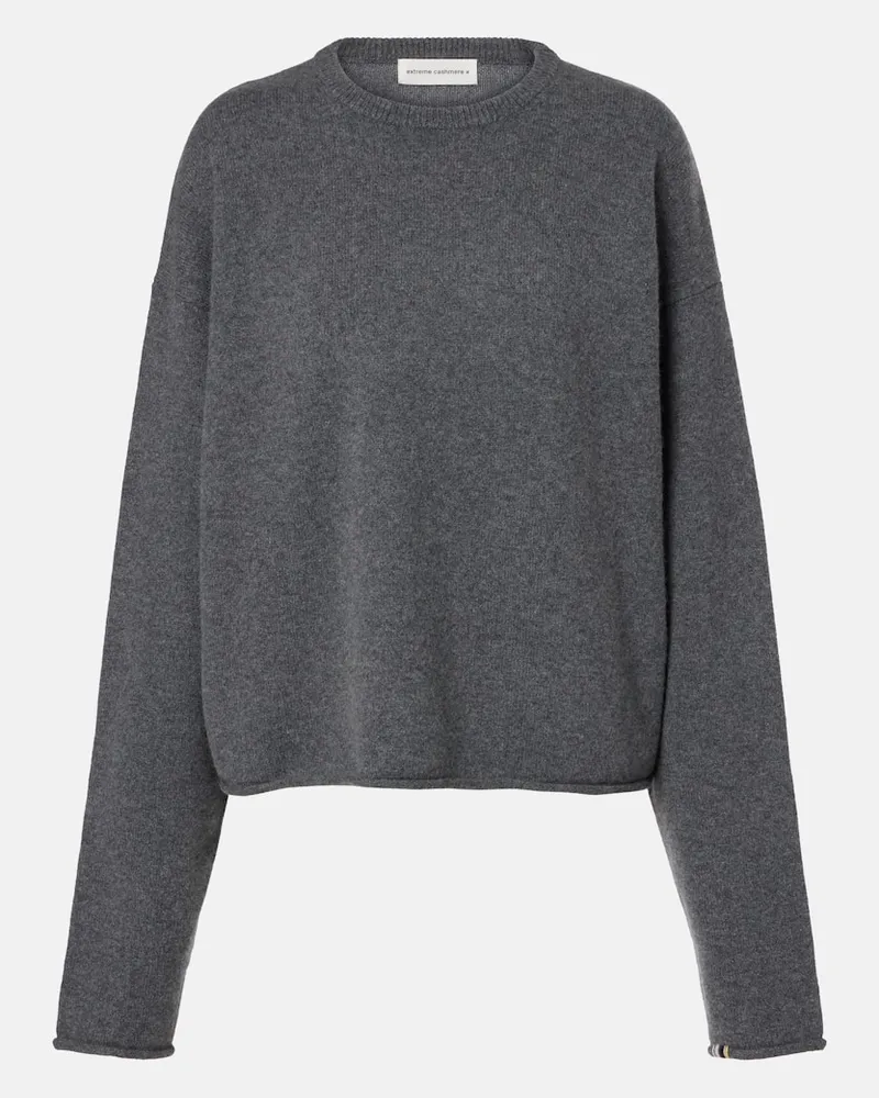 extreme cashmere Pullover Comfy aus einem Kaschmirgemisch Grau