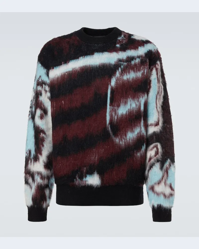 Aztech Mountain X Matthew Day Jackson Pullover Furistic Crew Burgunderrot