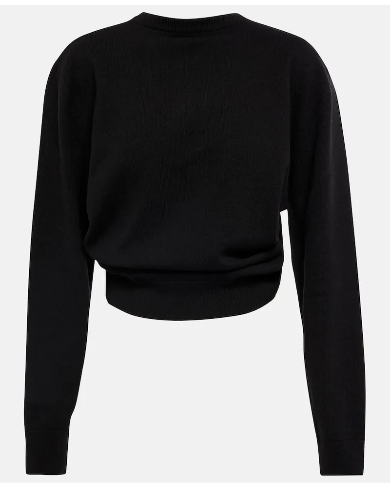 The Row Pullover Laris aus Kaschmir Schwarz