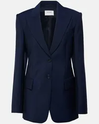 SPORTMAX Blazer Benares aus Canvas Blau