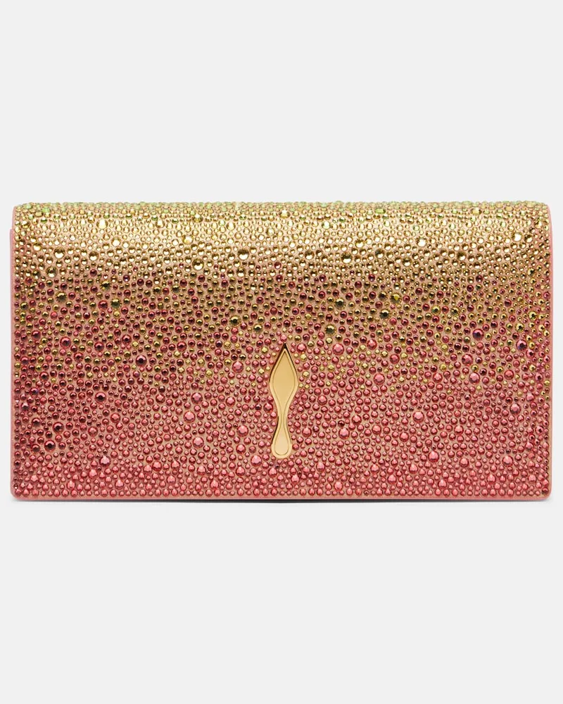 Christian Louboutin Clutch Bettina Small aus Lackleder Multicolor
