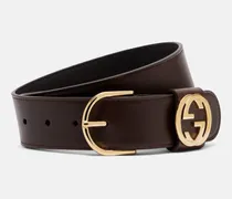 Gürtel Interlocking G aus Leder