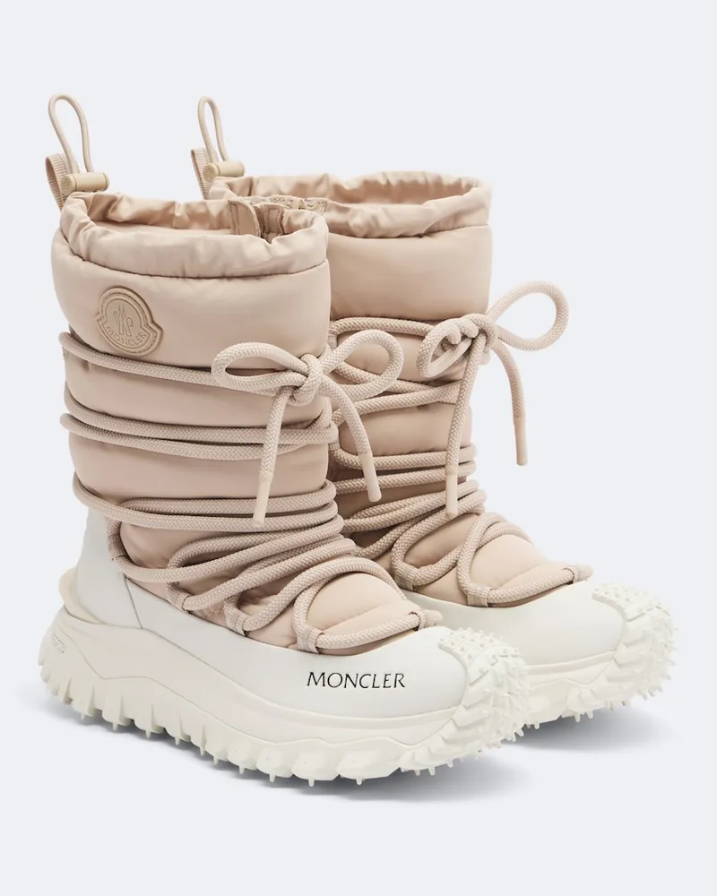 Moncler Schneestiefel Trailgrip Après High mit GORE-TEX Beige