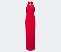 Verzierte Robe mit Satin