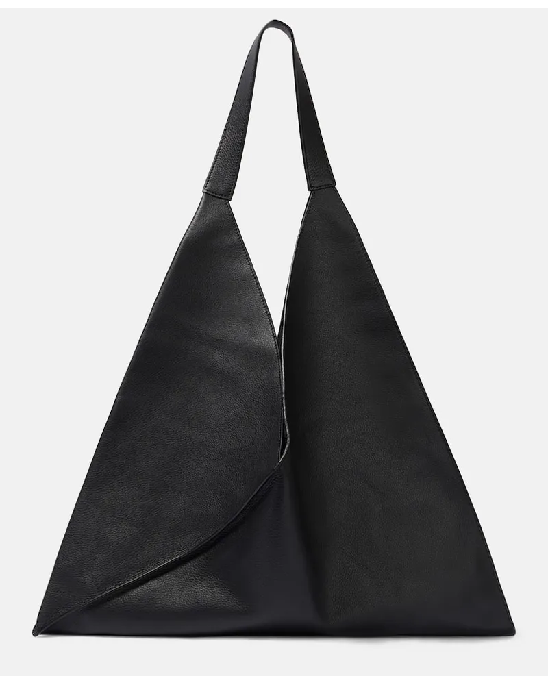 KHAITE Tote Sara Medium aus Leder Schwarz