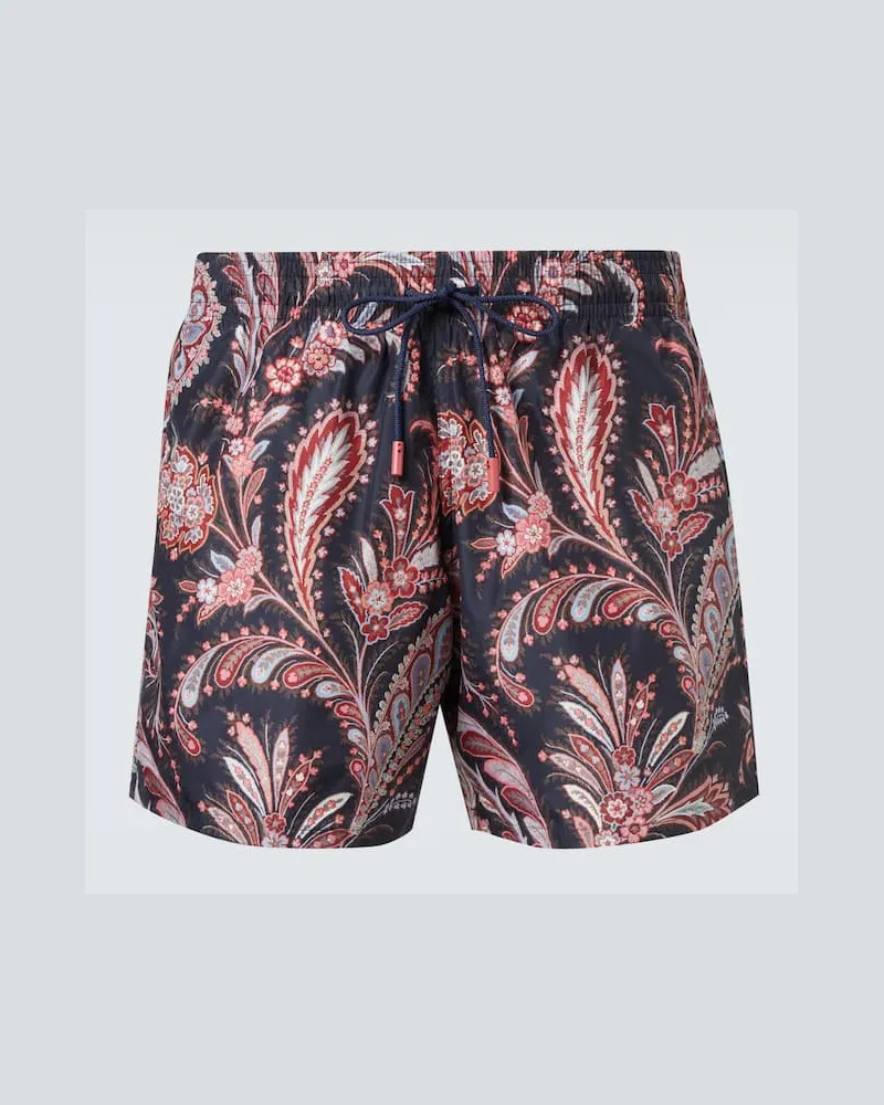 Etro Bedruckte Badeshorts Multicolor