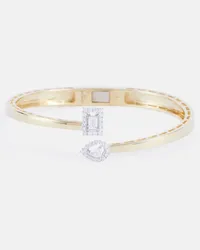 YEPREM Armreif aus 18kt Gelbgold mit Diamanten Gold