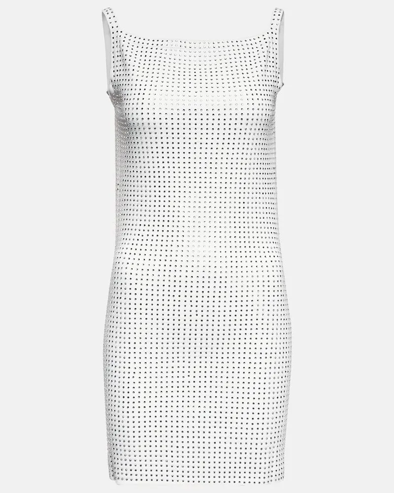 Aya Muse Verziertes Minikleid Pelina Weiß