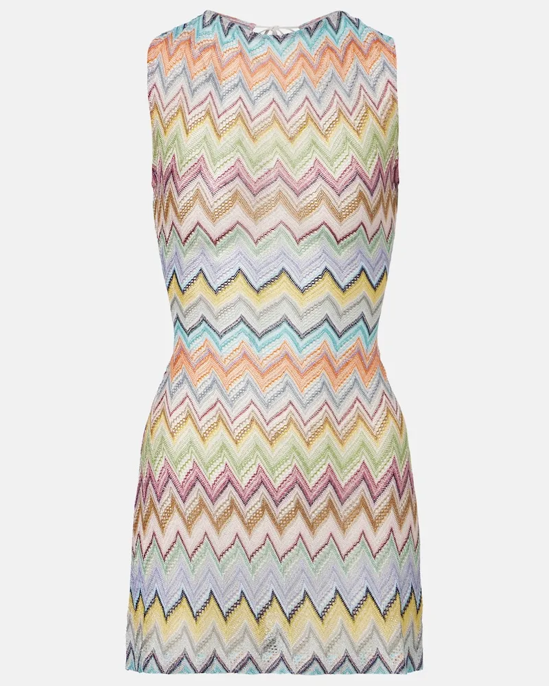 Missoni Cover-up Zig Zag aus Lamé Multicolor
