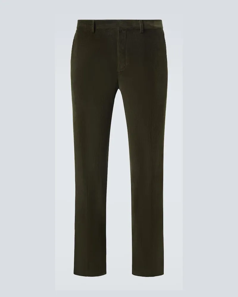 Loro Piana Chinohose aus Baumwolle Grã¼n