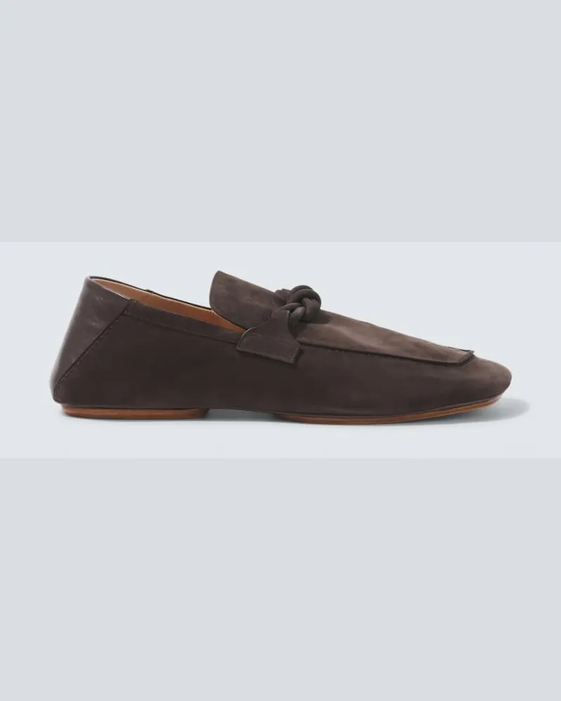 Bottega Veneta Loafers Daddy aus Leder Braun