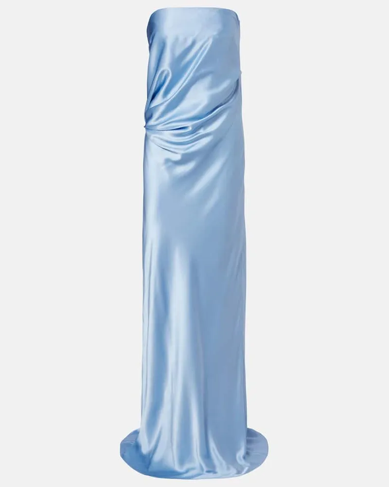 The Sei Robe aus Seiden-Charmeuse Blau