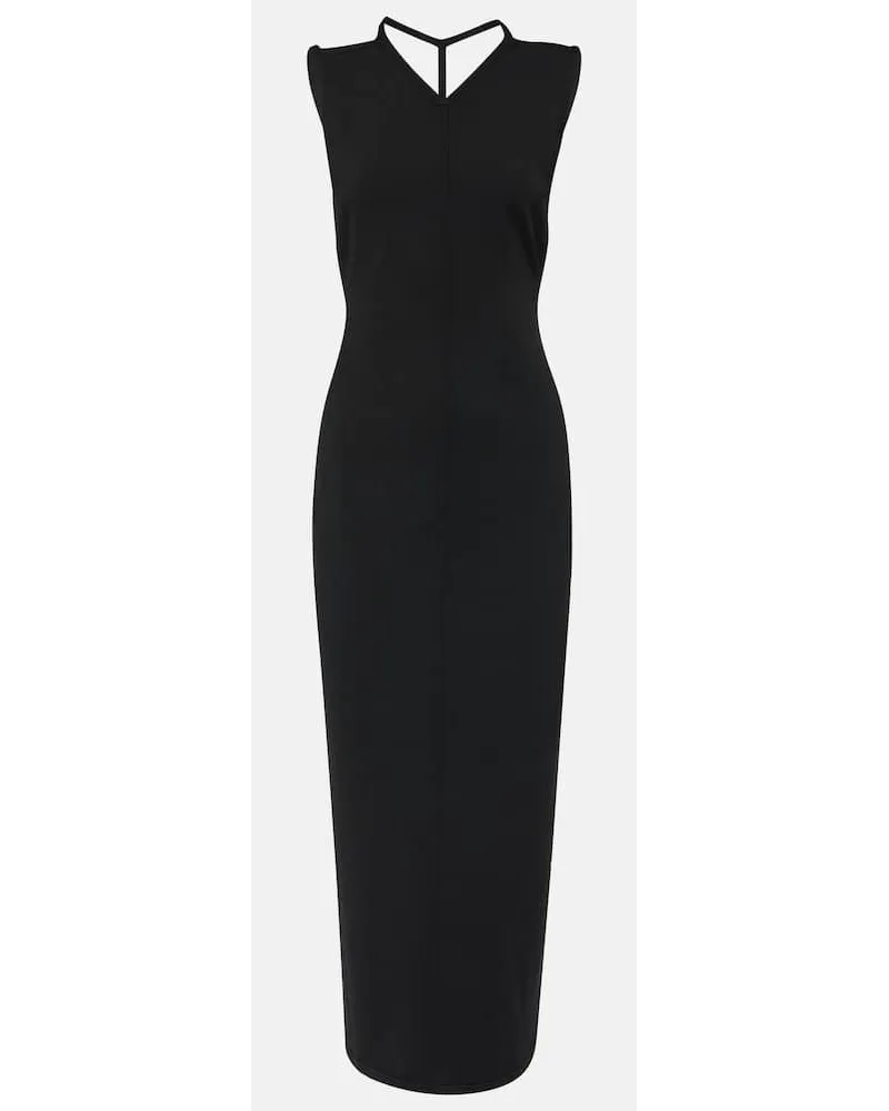KHAITE Maxikleid Teri Schwarz
