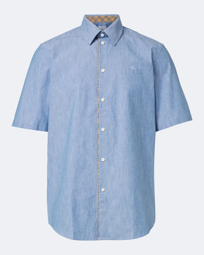 Burberry Hemd EKD aus Baumwolle Blau