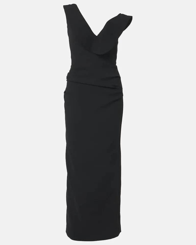 Maticevski Maxikleid Requiem Schwarz
