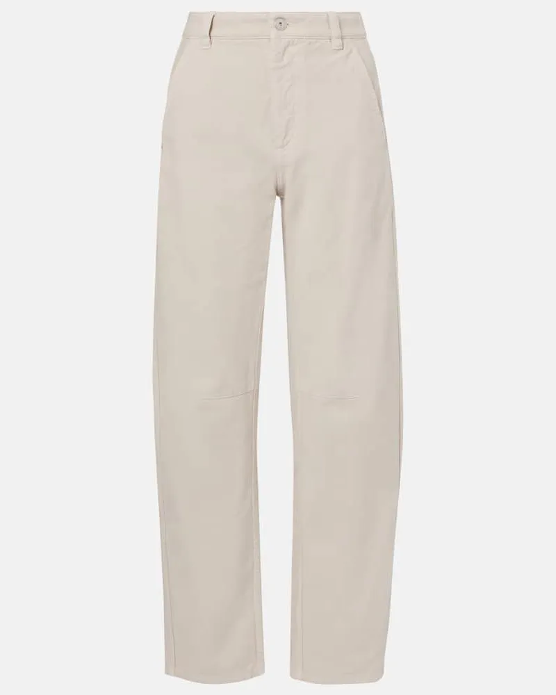 Brunello Cucinelli Straight Jeans Beige
