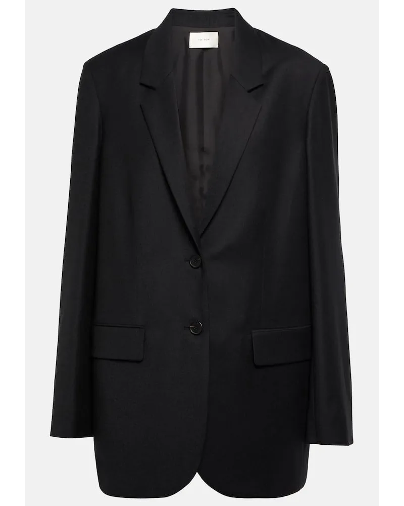 The Row Blazer Dustina aus Schurwolle Schwarz