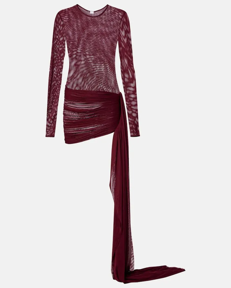 BANANHOT Minikleid Aiden aus Jersey Burgund