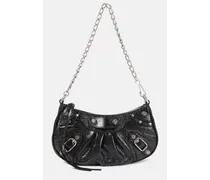 Schultertasche Le Cagole Mini aus Leder