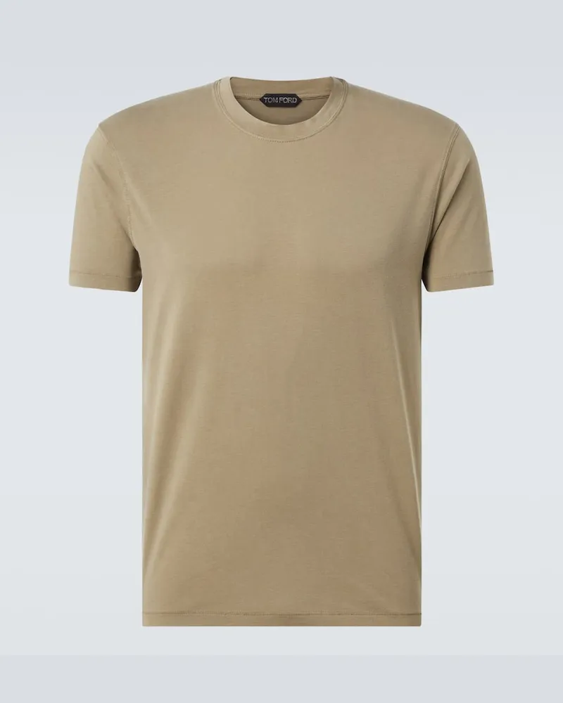 Tom Ford T-Shirt aus Jersey Grün