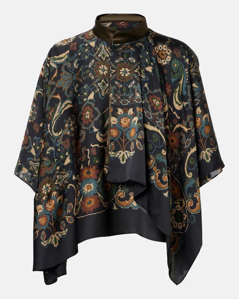 Sacai Bedrucktes Bluse Multicolor
