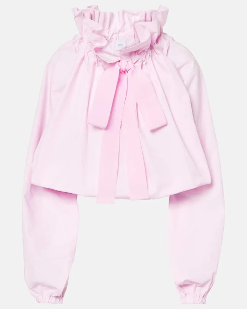 Patou Top Iconic aus Baumwolle Pink